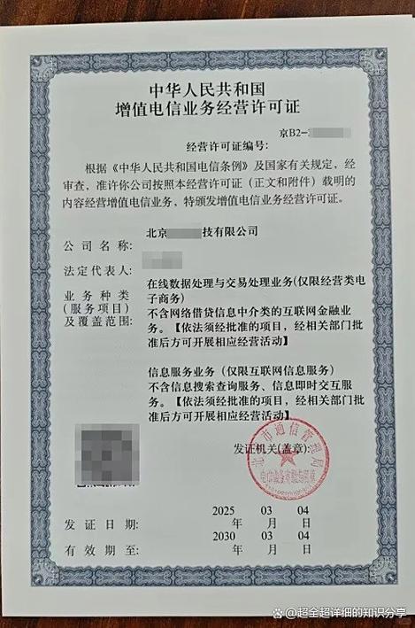 增值電信業務企業經營許可證 辦理第一類,第二類詳細區別介紹!